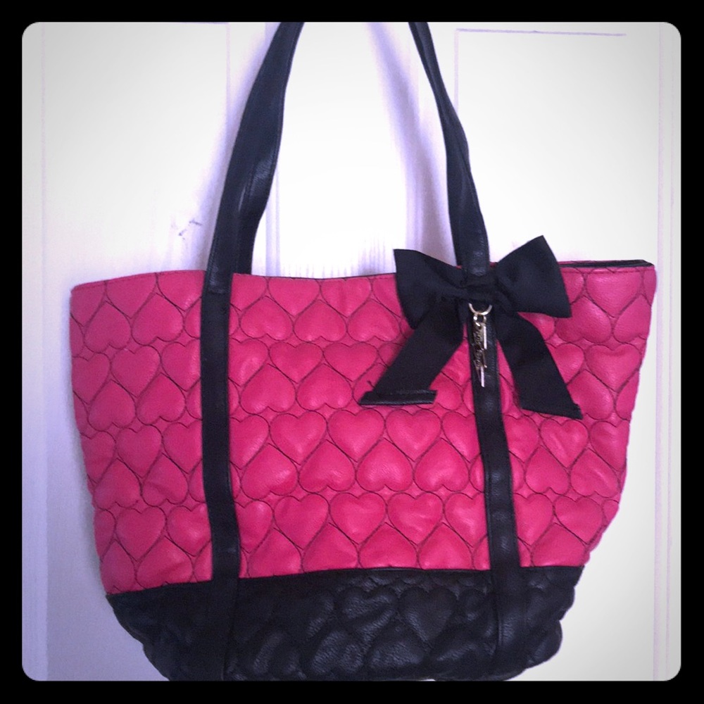Cute and classic Betsey Johnson purse/ bag